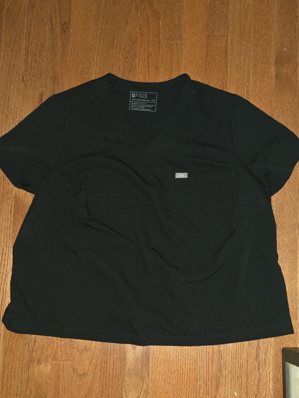 Figs 3xl scrub top